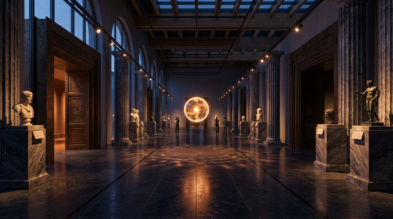 How I built a 3D museum as a website, with Blender scripts and three.js